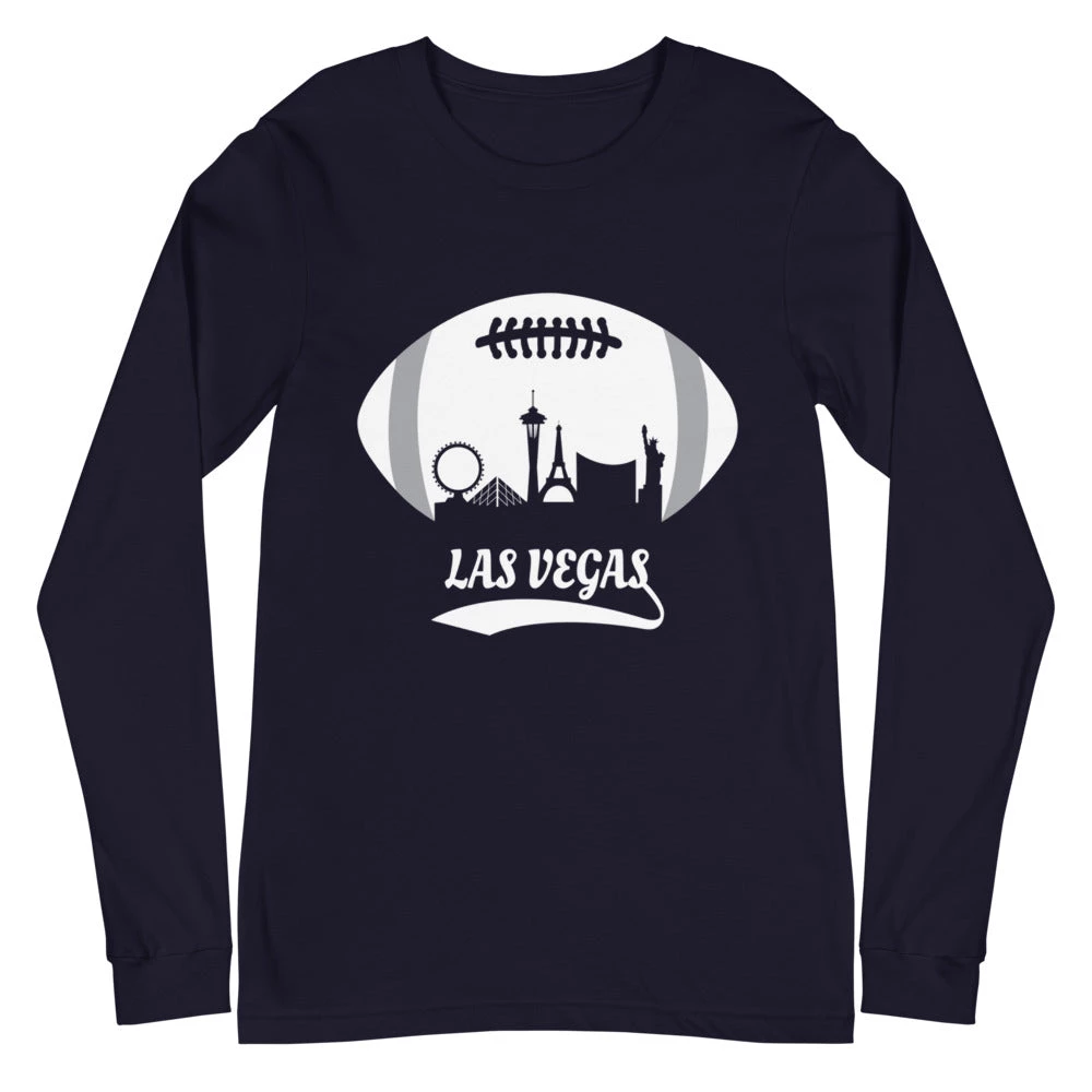 Fan Gear Nation Unisex Las Vegas Raiders Football Premium Long Sleeve Tee Shirt 4 Fan Gear Nation Unisex Las Vegas Raiders Football Premium Long Sleeve Tee Shirt