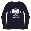 Fan Gear Nation Unisex New York Giants Football Premium Long Sleeve Tee Shirt