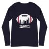 Fan Gear Nation Unisex San Francisco 49Ers Football Premium Long Sleeve Tee Shirt