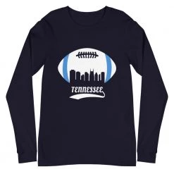 Fan Gear Nation Unisex Tennessee Titans Football Premium Long Sleeve Tee Shirt