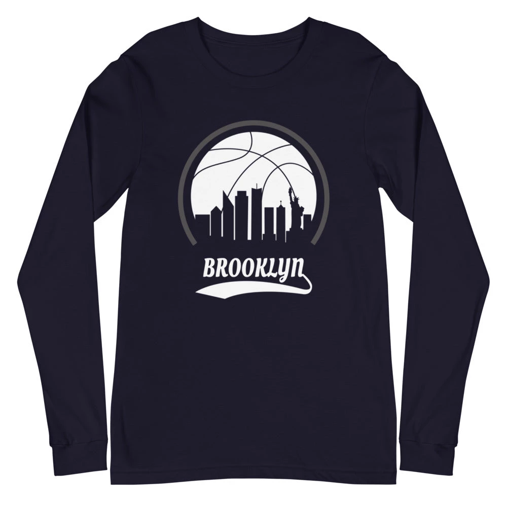 Fan Gear Nation Unisex Brooklyn Nets Basketball Premium Long Sleeve Tee Shirt 4 Fan Gear Nation Unisex Brooklyn Nets Basketball Premium Long Sleeve Tee Shirt