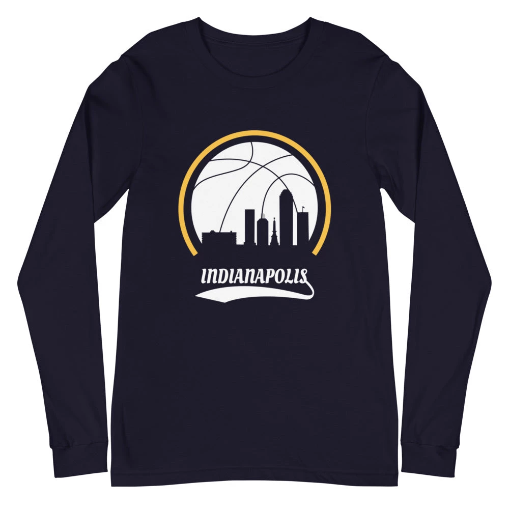 Fan Gear Nation Unisex Indiana Pacers Basketball Premium Long Sleeve Tee Shirt 3 Fan Gear Nation Unisex Indiana Pacers Basketball Premium Long Sleeve Tee Shirt
