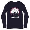 Fan Gear Nation Unisex Philadelphia 76Ers Basketball Premium Long Sleeve Tee Shirt