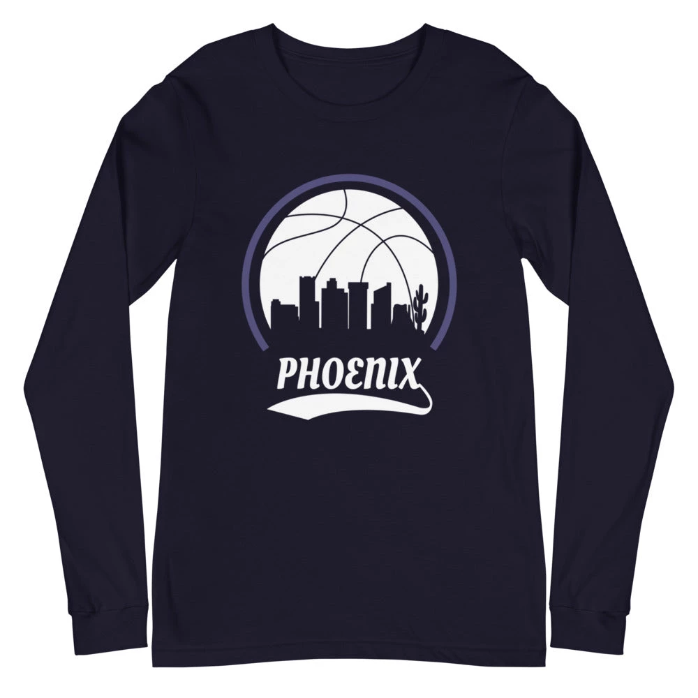 Fan Gear Nation Unisex Phoenix Suns Basketball Premium Long Sleeve Tee Shirt 3 Fan Gear Nation Unisex Phoenix Suns Basketball Premium Long Sleeve Tee Shirt
