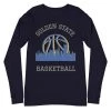 Fan Gear Nation Golden State Warriors Basketball Premium Long Sleeve Tee Shirt Unisex Cotton