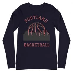 Fan Gear Nation Portland Trailblazers Basketball Premium Long Sleeve Tee Shirt Unisex Cotton 9 Fan Gear Nation Portland Trailblazers Basketball Premium Long Sleeve Tee Shirt Unisex Cotton
