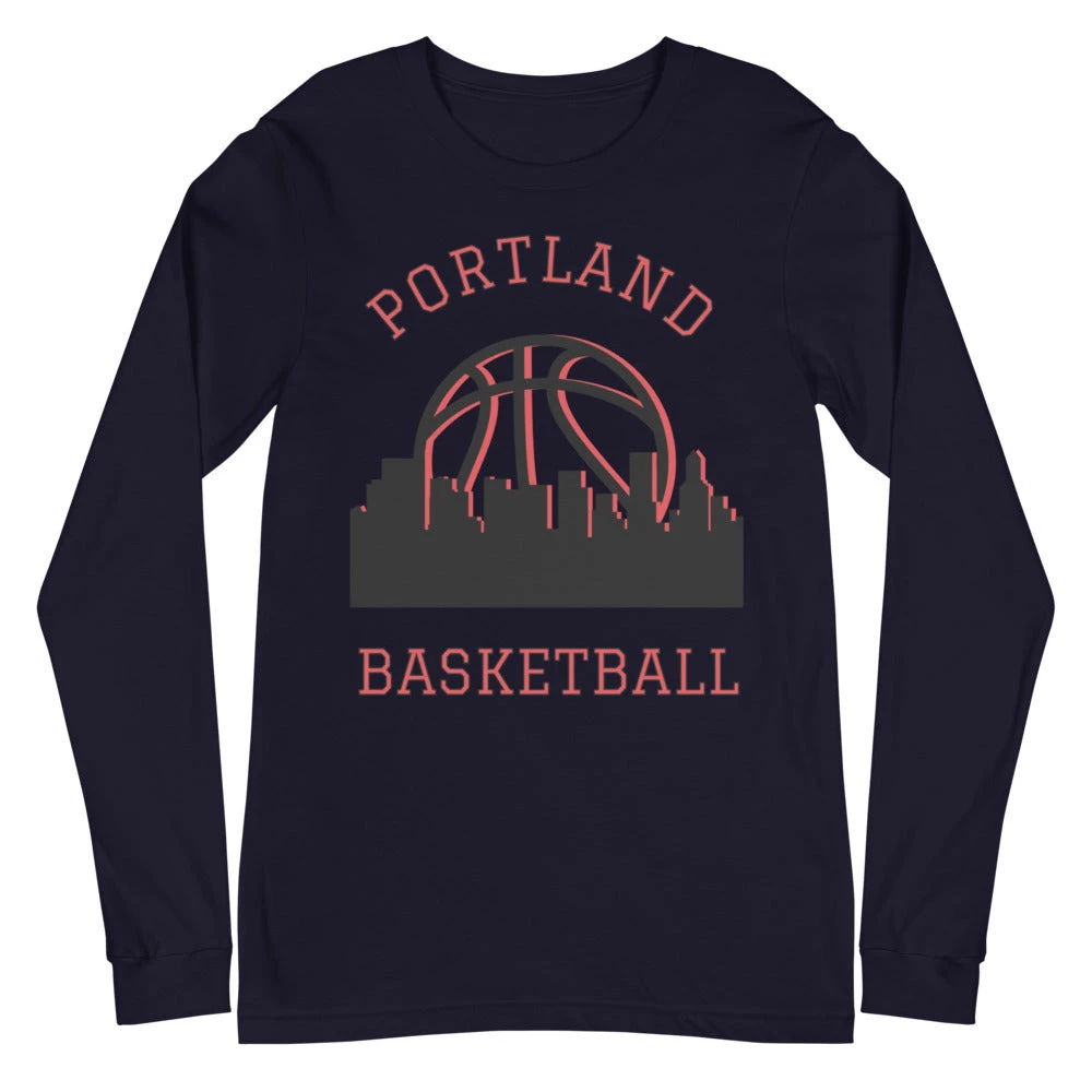 Fan Gear Nation Portland Trailblazers Basketball Premium Long Sleeve Tee Shirt Unisex Cotton 5 Fan Gear Nation Portland Trailblazers Basketball Premium Long Sleeve Tee Shirt Unisex Cotton
