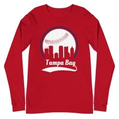 Fan Gear Nation Unisex Tampa Bay Rays Baseball Long Sleeve Tee Shirt 11 Fan Gear Nation Unisex Tampa Bay Rays Baseball Long Sleeve Tee Shirt