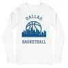 Fan Gear Nation Dallas Mavericks Basketball Premium Long Sleeve Tee Shirt Unisex Cotton
