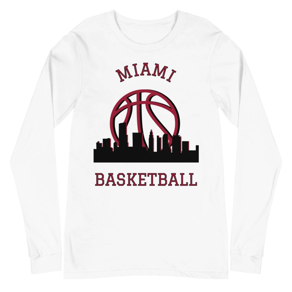 Fan Gear Nation Miami Heat Basketball Premium Long Sleeve Tee Shirt Unisex Cotton 3 Fan Gear Nation Miami Heat Basketball Premium Long Sleeve Tee Shirt Unisex Cotton