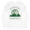 Fan Gear Nation Milwaukee Bucks Basketball Premium Long Sleeve Tee Shirt Unisex Cotton