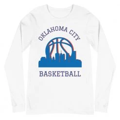 Fan Gear Nation Oklahoma City Thunder Basketball Premium Long Sleeve Tee Shirt Unisex Cotton 11 Fan Gear Nation Oklahoma City Thunder Basketball Premium Long Sleeve Tee Shirt Unisex Cotton