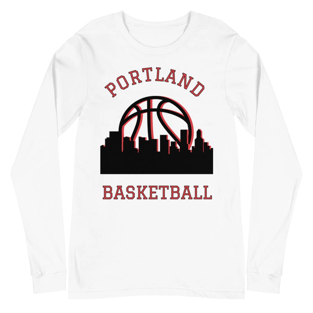 Fan Gear Nation Portland Trailblazers Basketball Premium Long Sleeve Tee Shirt Unisex Cotton 3 Fan Gear Nation Portland Trailblazers Basketball Premium Long Sleeve Tee Shirt Unisex Cotton