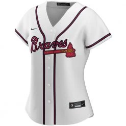 Fan Gear Nation Womens Atlanta Braves Ronald Acuna Cool Base Replica Jersey White
