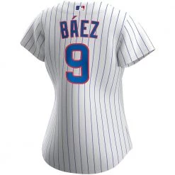 Fan Gear Nation Womens Chicago Cubs Javy Baez Cool Base Replica Jersey White