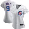 Fan Gear Nation Womens Chicago Cubs Javy Baez Cool Base Replica Jersey White