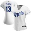 Fan Gear Nation Womens Kansas City Royals Salvador Perez Cool Base Replica Jersey White 1 Fan Gear Nation Womens Kansas City Royals Salvador Perez Cool Base Replica Jersey White