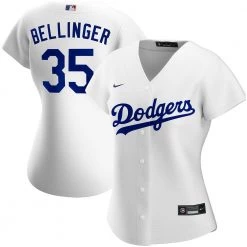 Fan Gear Nation Womens Los Angeles Dodgers Cody Bellinger Cool Base Replica Jersey White