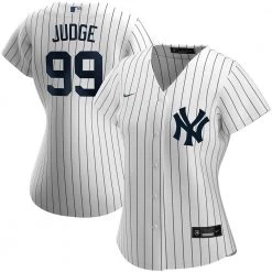 Fan Gear Nation Womens New York Yankees Aaron Judge Cool Base Replica Jersey White