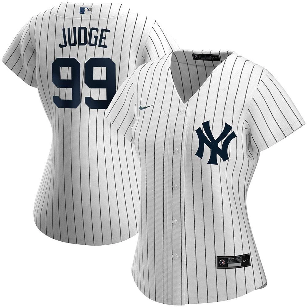 Fan Gear Nation Womens New York Yankees Aaron Judge Cool Base Replica Jersey White 3 Fan Gear Nation Womens New York Yankees Aaron Judge Cool Base Replica Jersey White