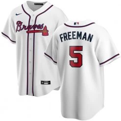 Fan Gear Nation Youth Atlanta Braves Freddie Freeman Cool Base Replica Jersey White