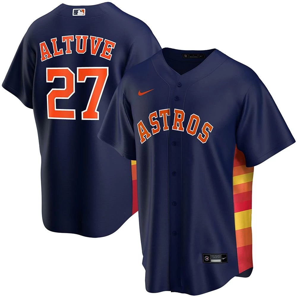 Fan Gear Nation Youth Houston Astros Jose Altuve Cool Base Replica Jersey Navy 3 Fan Gear Nation Youth Houston Astros Jose Altuve Cool Base Replica Jersey Navy